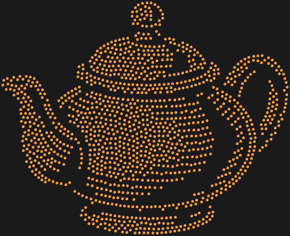 Трафарет Заварочный чайник — RHT_TEAPOT1_SS10_RED_VOLCANO
