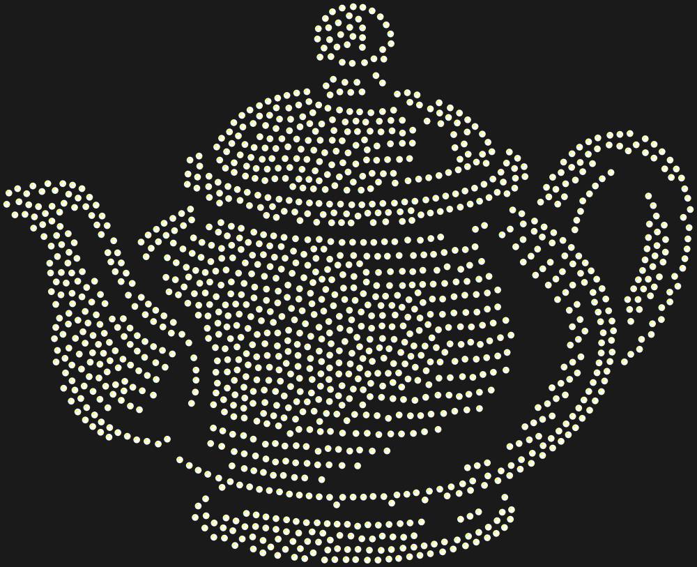 Трафарет Заварочный чайник — RHT_TEAPOT1_SS12_CRYSTAL_AB