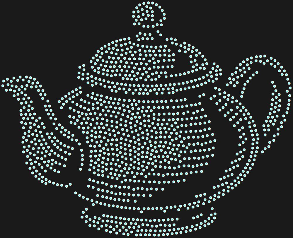 Трафарет Заварочный чайник — RHT_TEAPOT1_SS16_CRYSTAL_AB_DMC