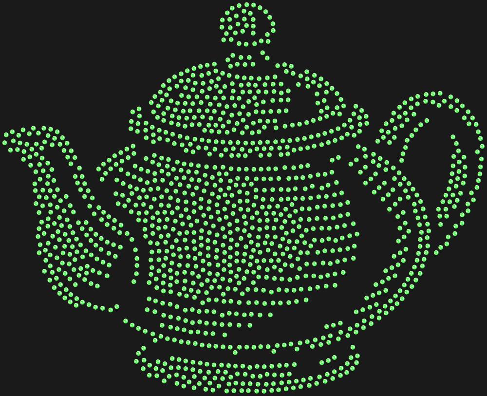 Трафарет Заварочный чайник — RHT_TEAPOT1_SS16_LT_PERIDOT