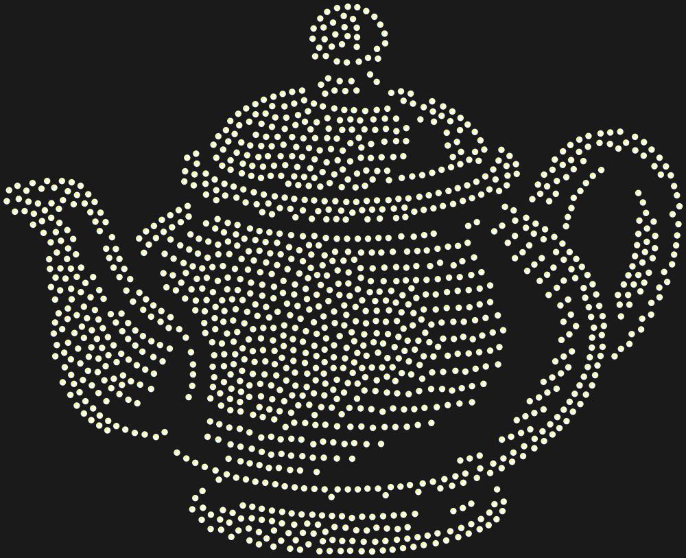 Трафарет Заварочный чайник — RHT_TEAPOT1_SS6_CRYSTAL_AB