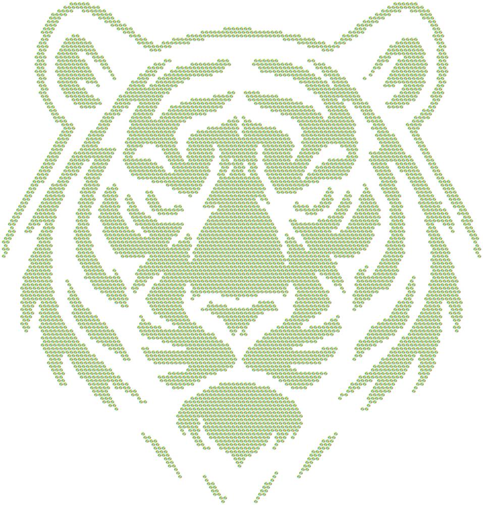 Трафарет Тигр — RHT_TIGER1_SS10_CRYSTAL_AB