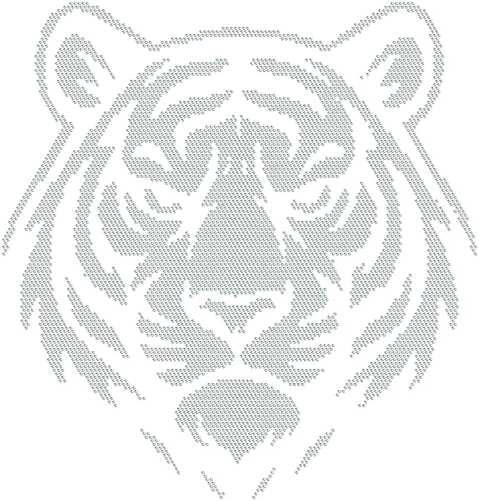 Трафарет Тигр — RHT_TIGER1_SS10_CRYSTAL_CLEAR