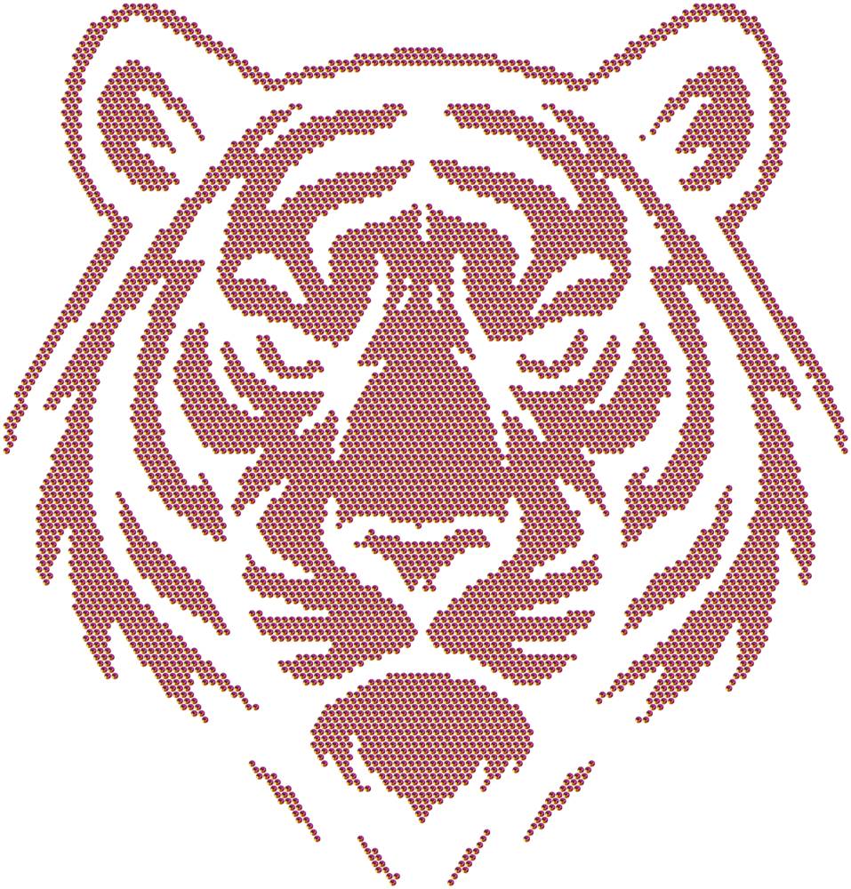 Трафарет Тигр — RHT_TIGER1_SS10_RAINBOW