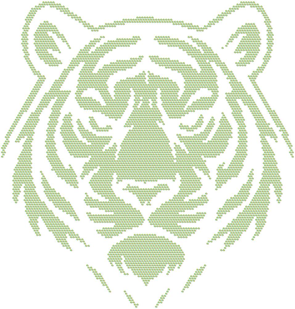 Трафарет Тигр — RHT_TIGER1_SS12_CRYSTAL_AB