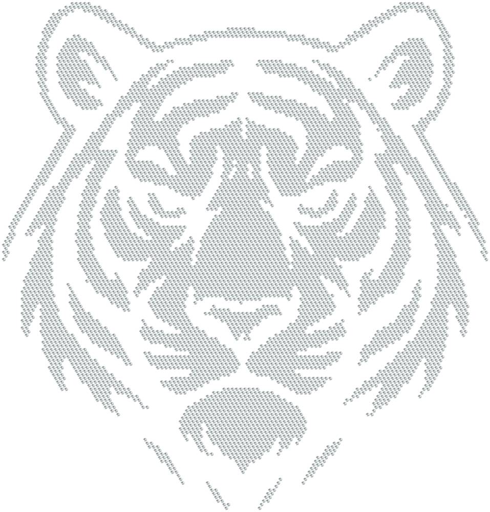 Трафарет Тигр — RHT_TIGER1_SS16_CRYSTAL_CLEAR