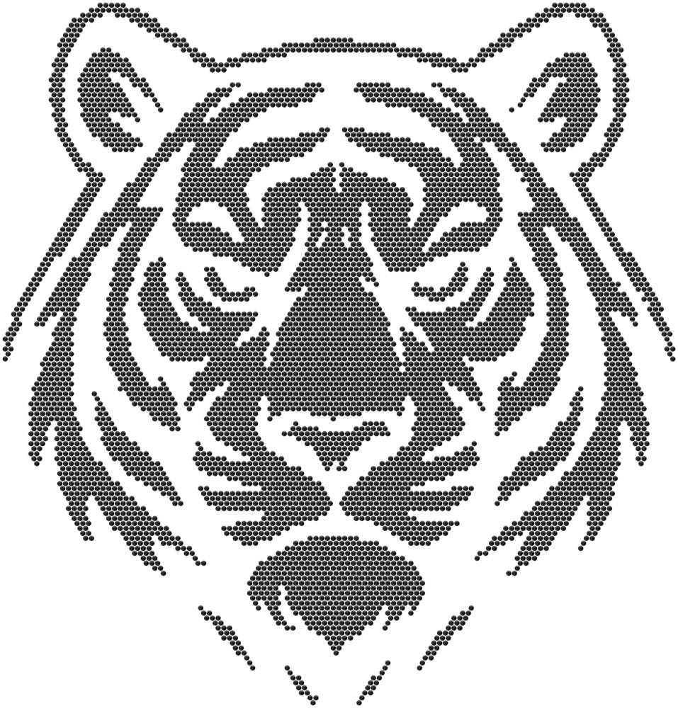 Трафарет Тигр — RHT_TIGER1_SS16_JET_BLACK