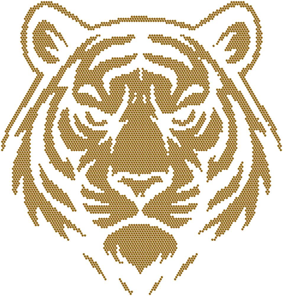 Трафарет Тигр — RHT_TIGER1_SS16_TOPAZ