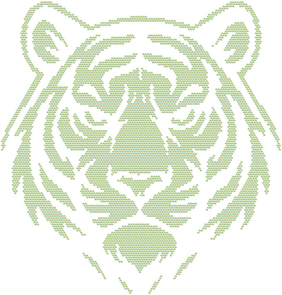 Трафарет Тигр — RHT_TIGER1_SS6_CRYSTAL_AB