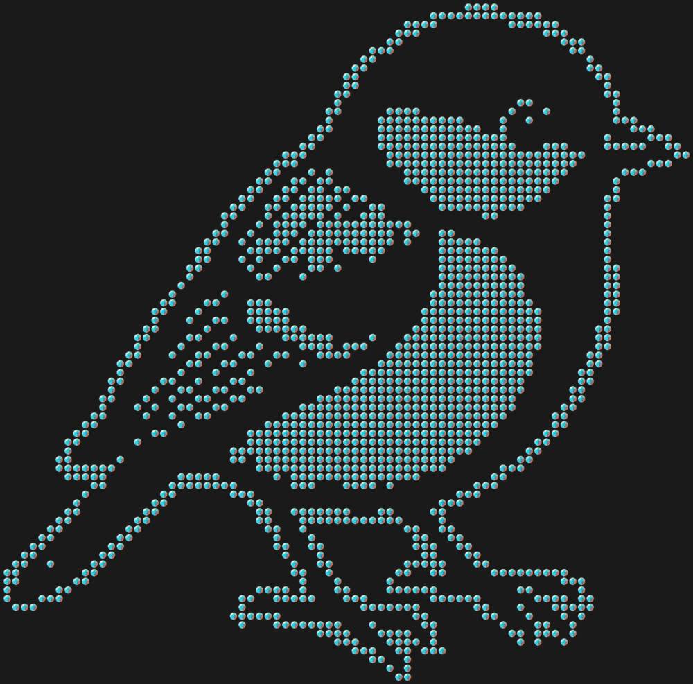 Трафарет Синица — RHT_TIT1_SS10_CRYSTAL_AB_DMC