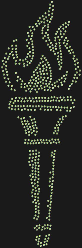 Трафарет Факел — RHT_TORCH1_SS10_CRYSTAL_AB