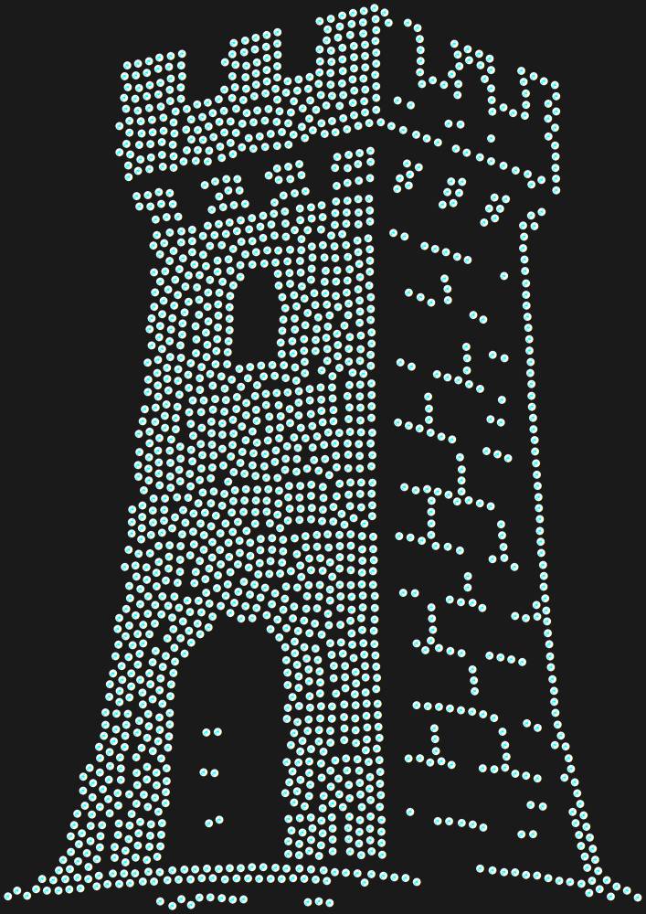 Трафарет Башня — RHT_TOWER1_SS12_CRYSTAL_AB_DMC