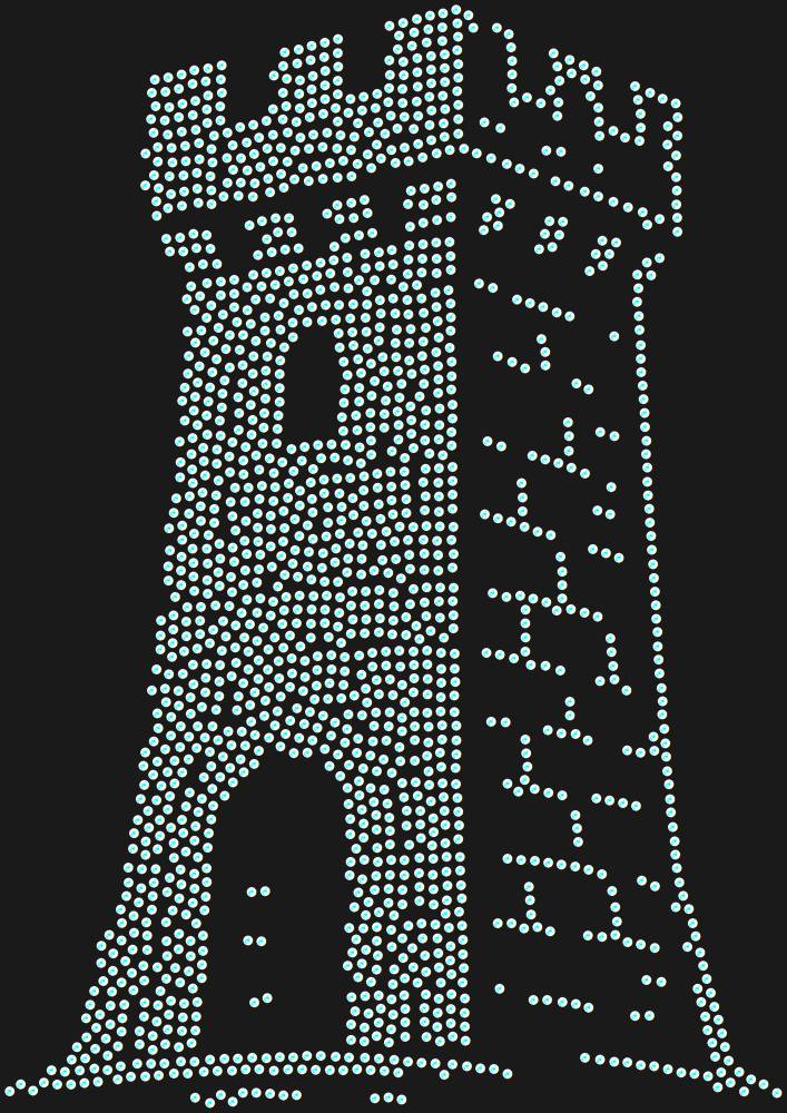 Трафарет Башня — RHT_TOWER1_SS16_CRYSTAL_AB_DMC