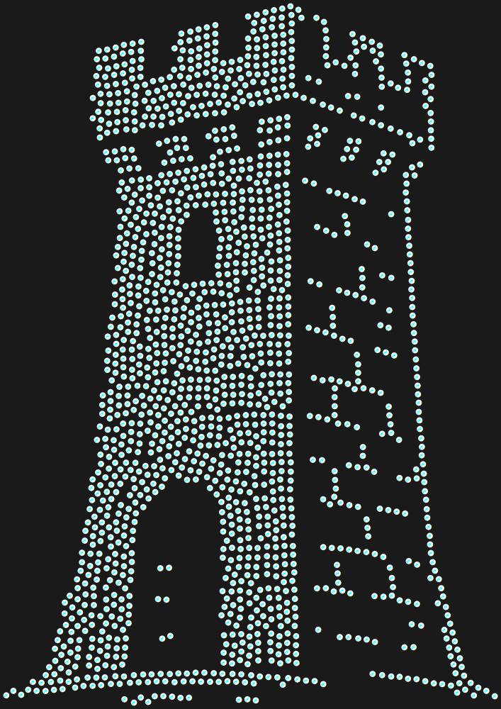 Трафарет Башня — RHT_TOWER1_SS20_CRYSTAL_AB_DMC