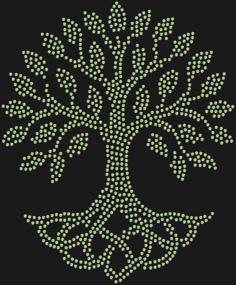 Трафарет Древо жизни — RHT_TREEOFLIFE1_SS12_CRYSTAL_AB