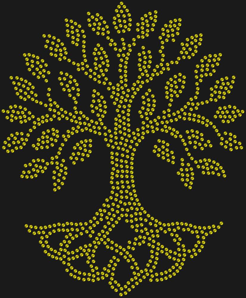 Трафарет Древо жизни — RHT_TREEOFLIFE1_SS16_CITRINE