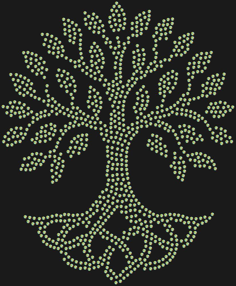 Трафарет Древо жизни — RHT_TREEOFLIFE1_SS16_CRYSTAL_AB