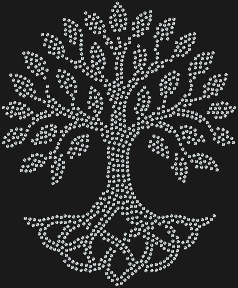 Трафарет Древо жизни — RHT_TREEOFLIFE1_SS16_CRYSTAL_CLEAR