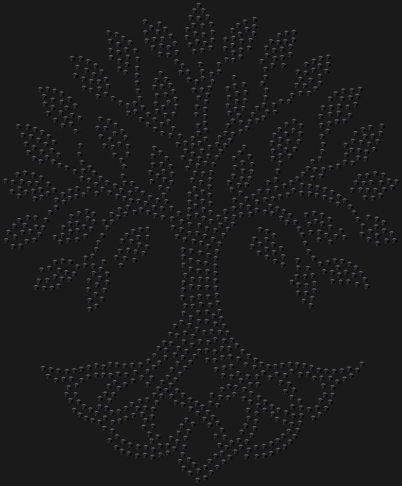 Трафарет Древо жизни — RHT_TREEOFLIFE1_SS16_JET_BLACK