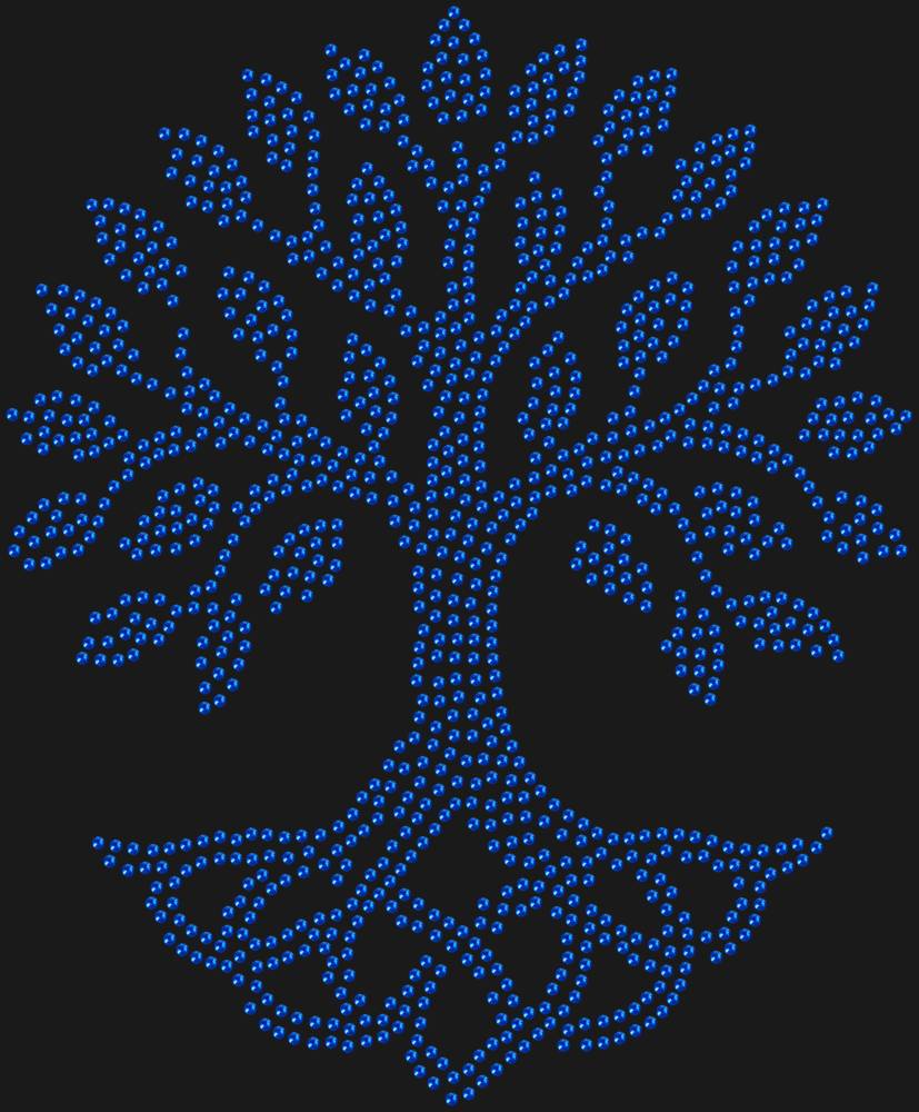 Трафарет Древо жизни — RHT_TREEOFLIFE1_SS16_SAPPHIRE
