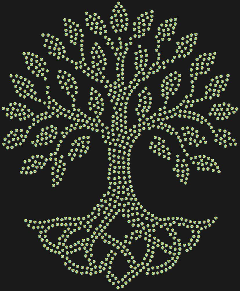 Трафарет Древо жизни — RHT_TREEOFLIFE1_SS20_CRYSTAL_AB