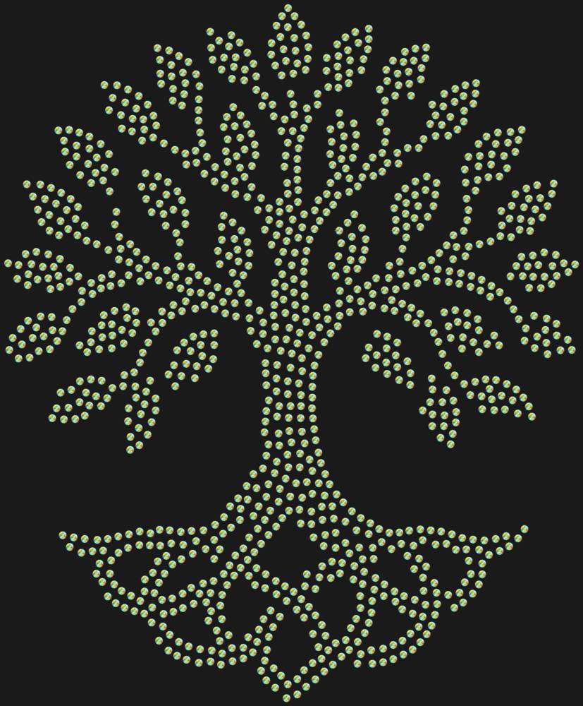 Трафарет Древо жизни — RHT_TREEOFLIFE1_SS6_CRYSTAL_AB