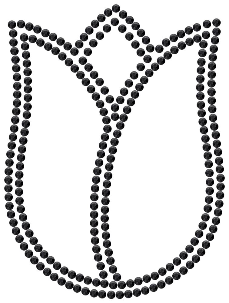 Трафарет Тюльпан — RHT_TULIP1_SS10_JET_BLACK
