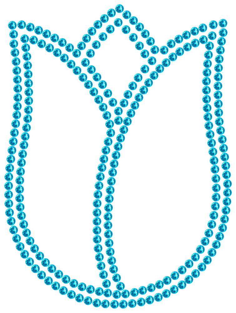 Трафарет Тюльпан — RHT_TULIP1_SS16_AQUAMARINE