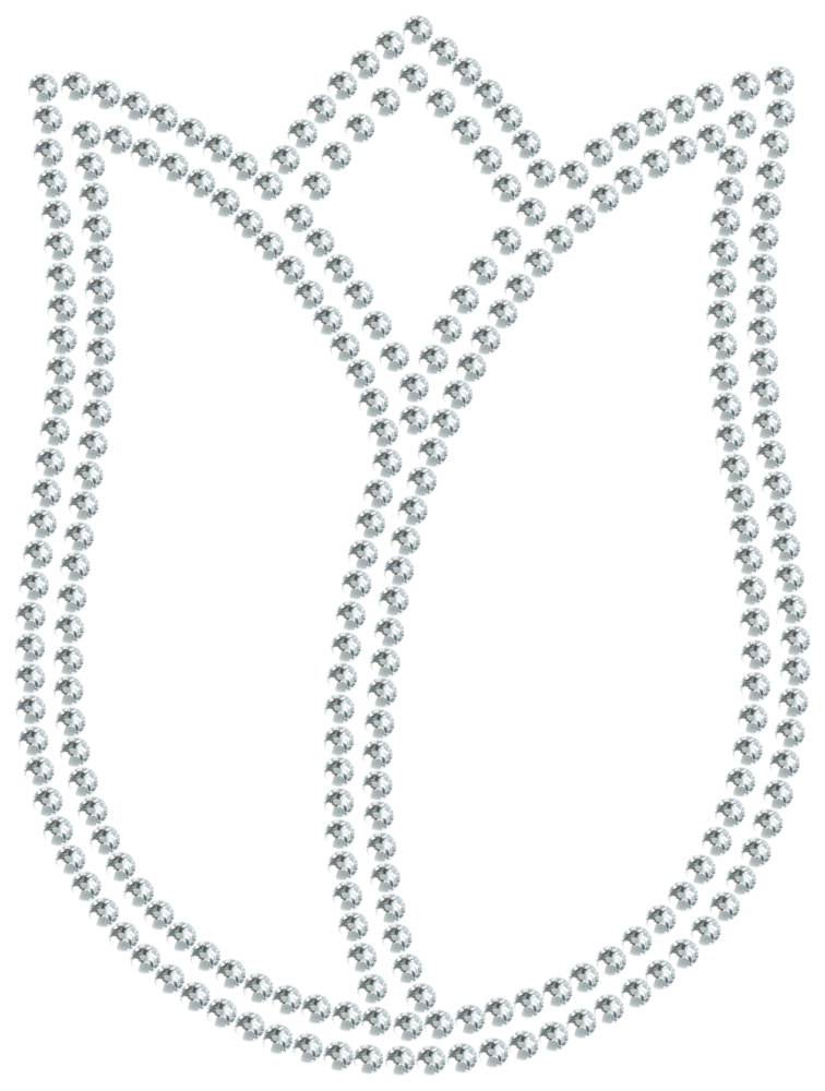 Трафарет Тюльпан — RHT_TULIP1_SS16_CRYSTAL_CLEAR