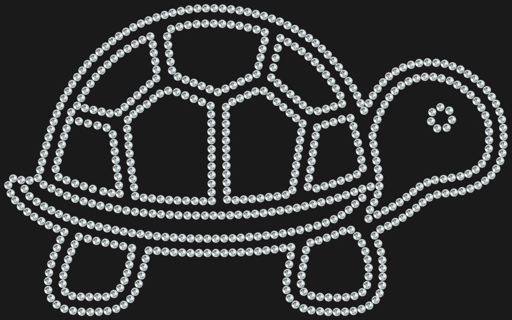 Трафарет Черепашка — RHT_TURTTLE1_SS10_CRYSTAL_CLEAR