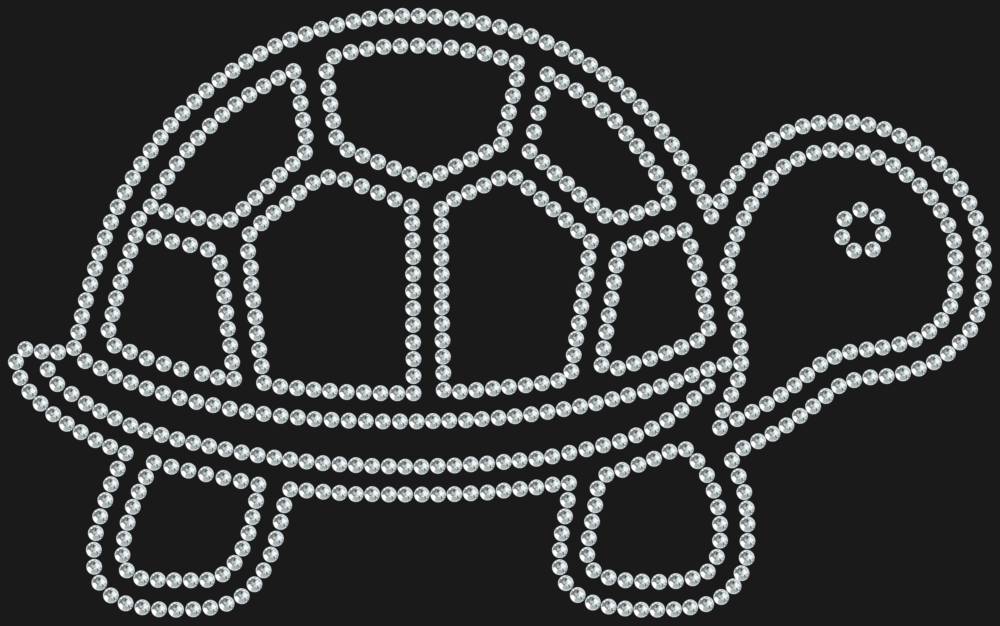 Трафарет Черепашка — RHT_TURTTLE1_SS12_CRYSTAL_CLEAR