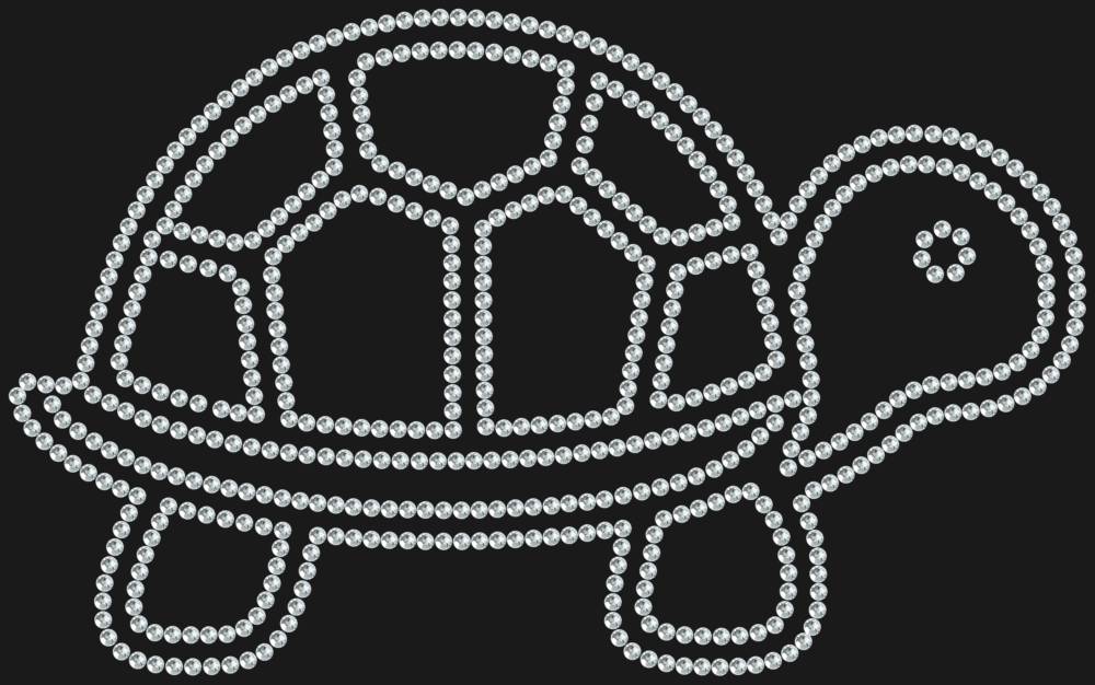 Трафарет Черепашка — RHT_TURTTLE1_SS16_CRYSTAL_CLEAR