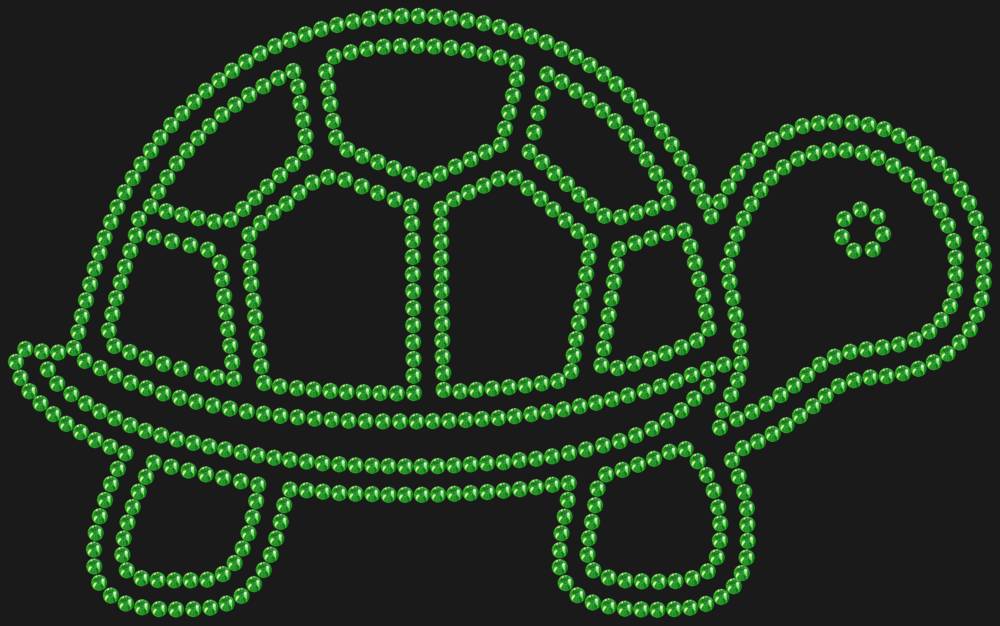 Трафарет Черепашка — RHT_TURTTLE1_SS16_LT_PERIDOT
