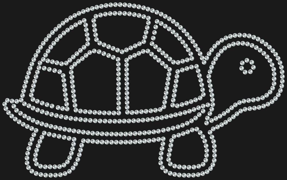 Трафарет Черепашка — RHT_TURTTLE1_SS20_CRYSTAL_CLEAR