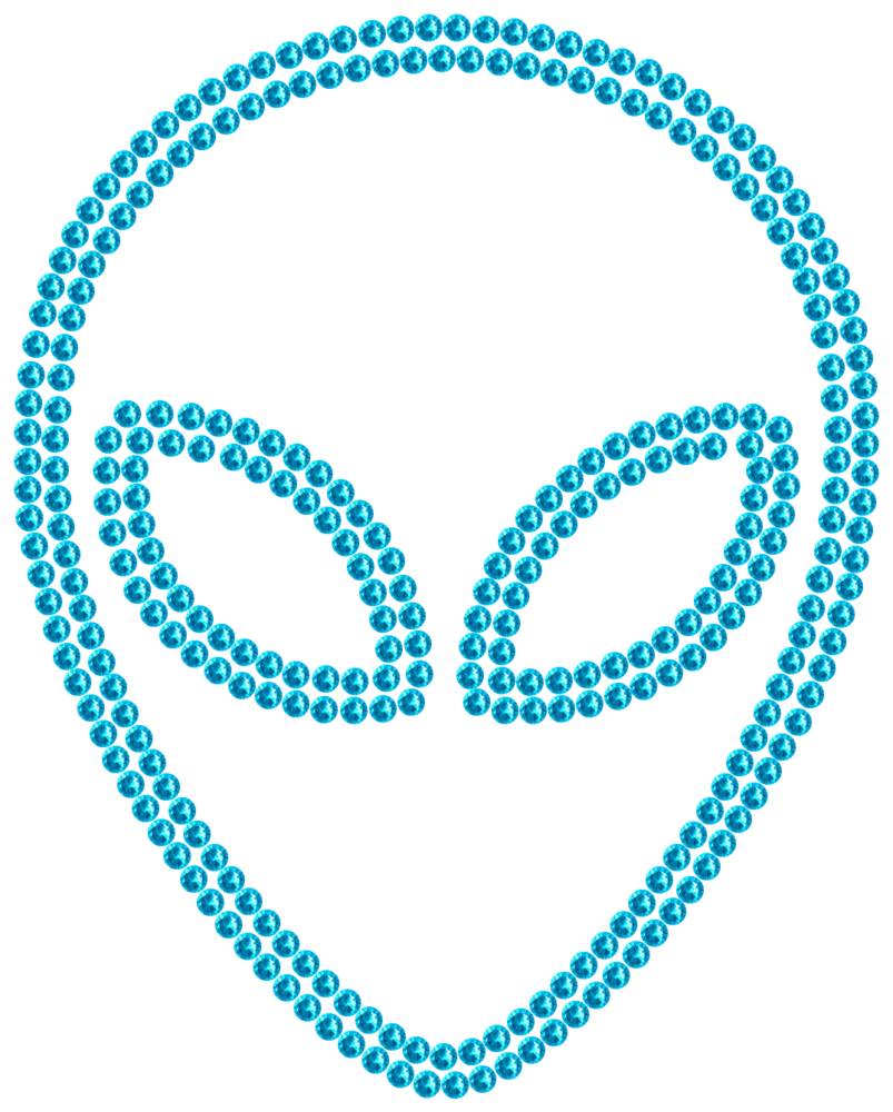 Трафарет Инопланетянин — RHT_UFO1_SS10_AQUAMARINE