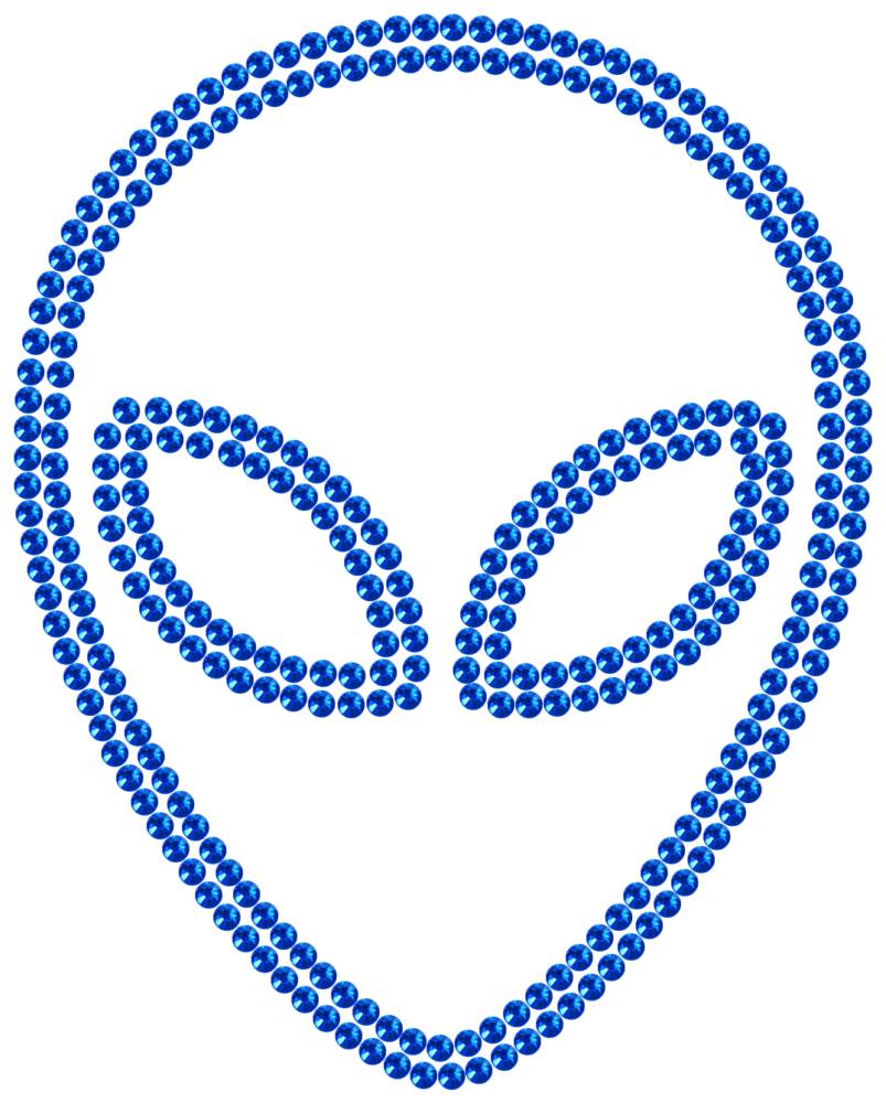 Трафарет Инопланетянин — RHT_UFO1_SS10_SAPPHIRE