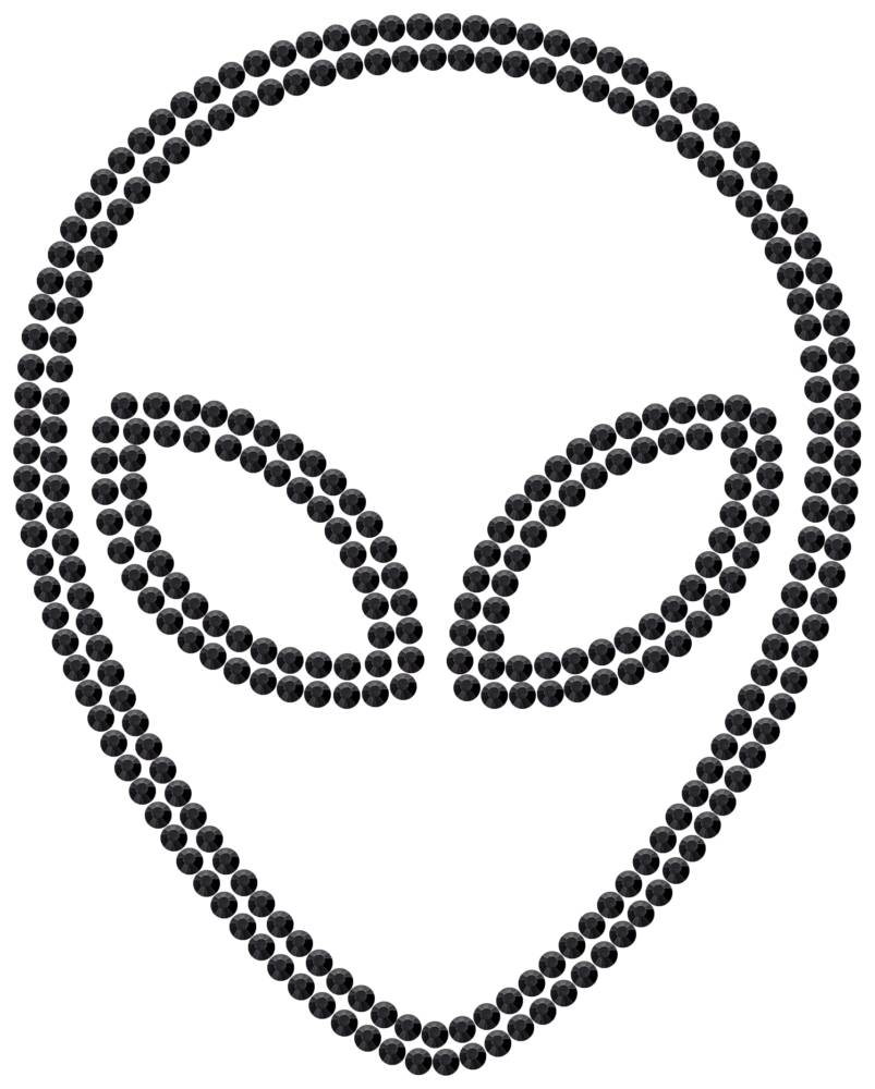 Трафарет Инопланетянин — RHT_UFO1_SS16_JET_BLACK