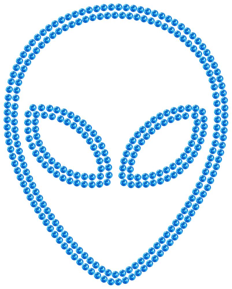 Трафарет Инопланетянин — RHT_UFO1_SS16_LT_SAPPHIRE