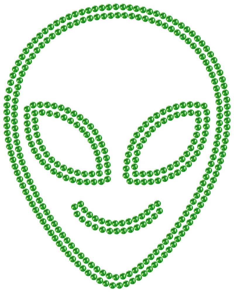 Трафарет Милый инопланетянин — RHT_UFO2_SS10_LT_PERIDOT
