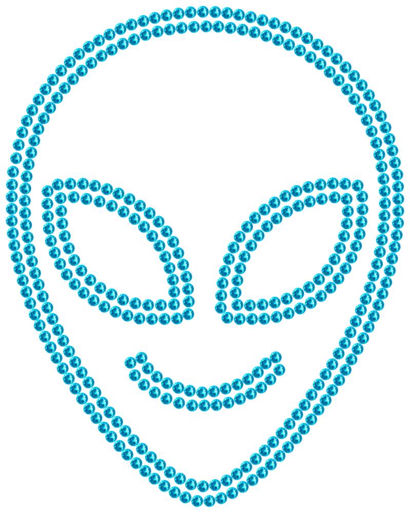Трафарет Милый инопланетянин — RHT_UFO2_SS16_AQUAMARINE