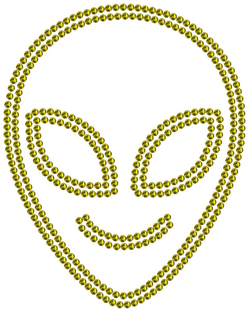 Трафарет Милый инопланетянин — RHT_UFO2_SS16_OLIVE