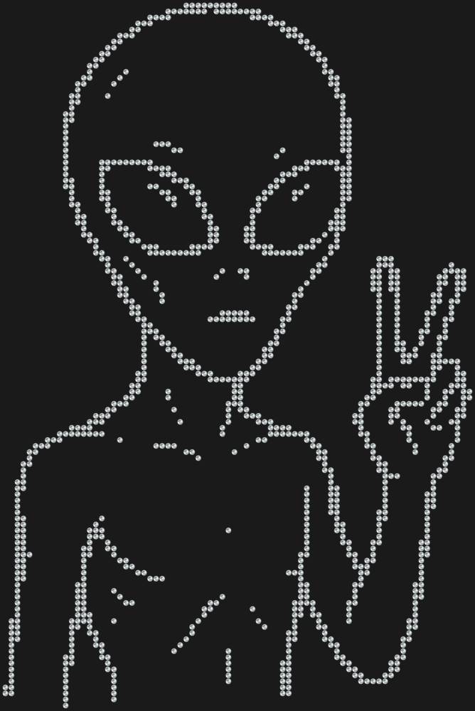 Трафарет Инопланетянин — RHT_UFO4_SS16_CRYSTAL_CLEAR