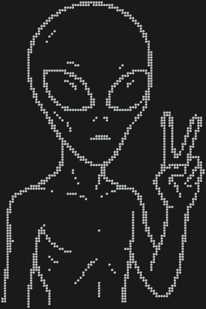 Трафарет Инопланетянин — RHT_UFO4_SS20_CRYSTAL_CLEAR