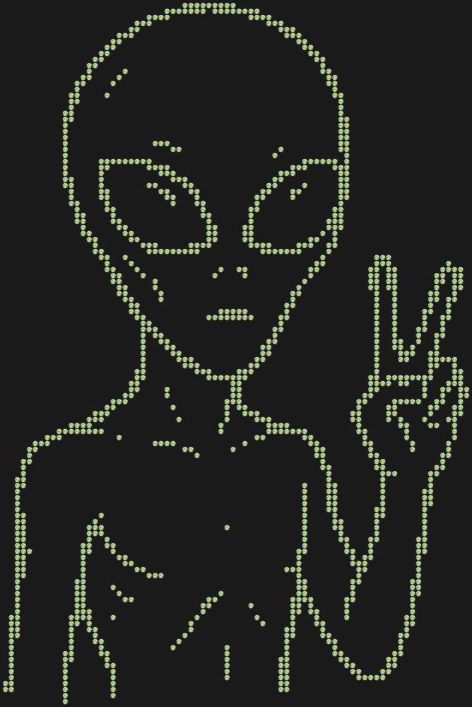 Трафарет Инопланетянин — RHT_UFO4_SS6_CRYSTAL_AB