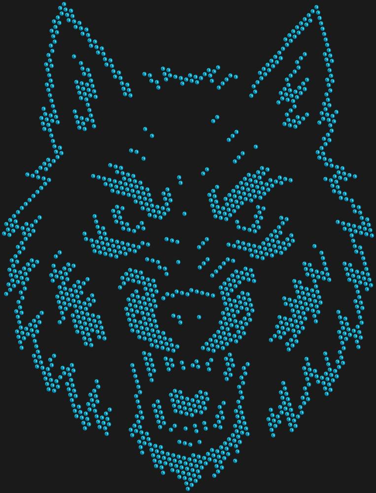 Трафарет Волк — RHT_WOLF1_SS10_AQUAMARINE