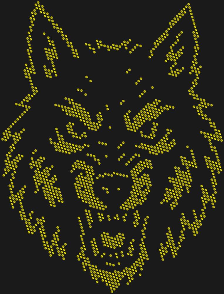 Трафарет Волк — RHT_WOLF1_SS10_CITRINE