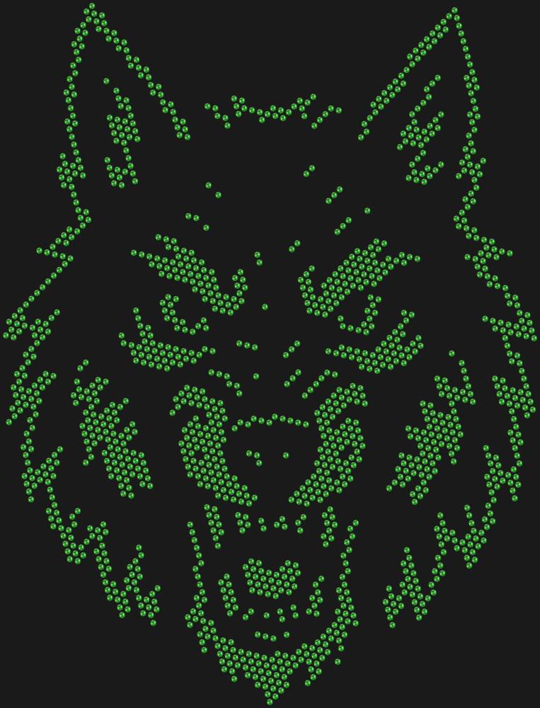 Трафарет Волк — RHT_WOLF1_SS10_LT_PERIDOT