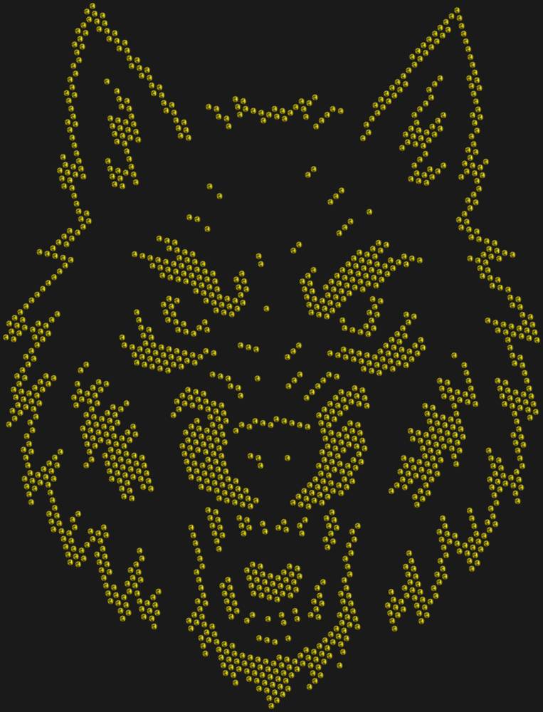 Трафарет Волк — RHT_WOLF1_SS10_OLIVE