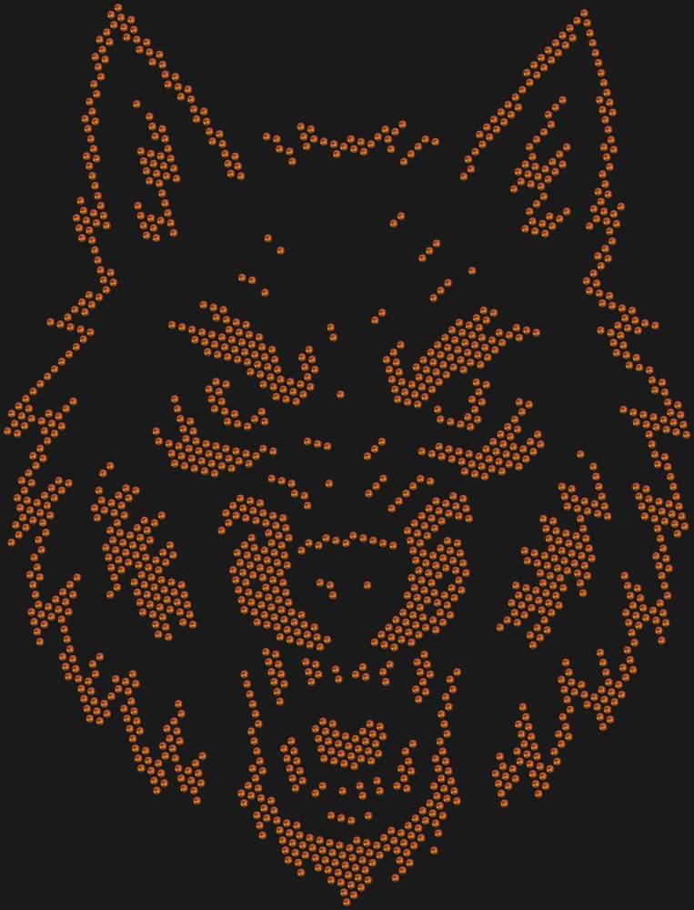 Трафарет Волк — RHT_WOLF1_SS10_RED_VOLCANO