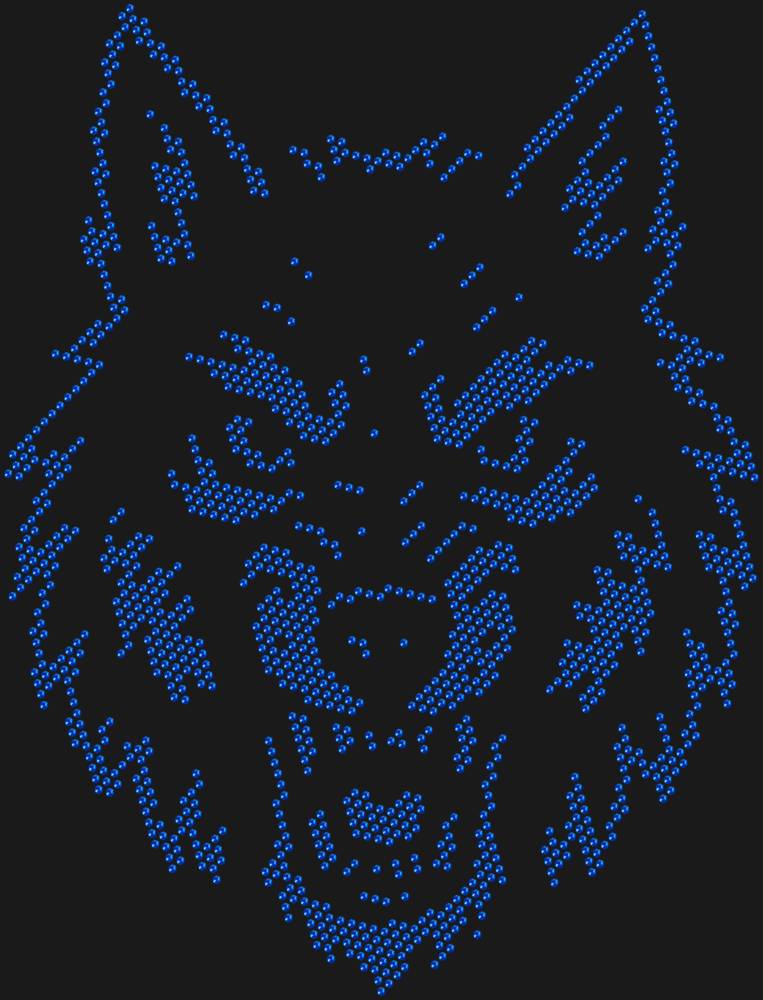 Трафарет Волк — RHT_WOLF1_SS10_SAPPHIRE